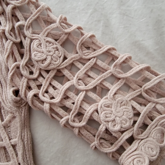 Vintage Simon Chang crochet sweater size small - Picture 8 of 12